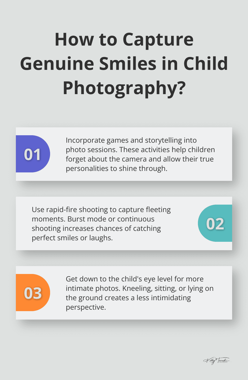 Infographic: How to Capture Genuine Smiles in Child Photography? - Children's Photography Spokane