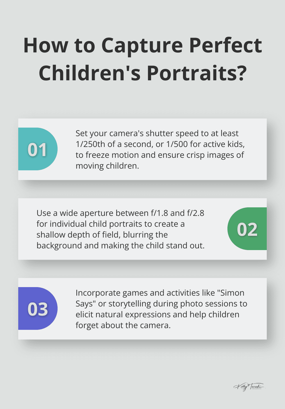 Infographic: How to Capture Perfect Children's Portraits?