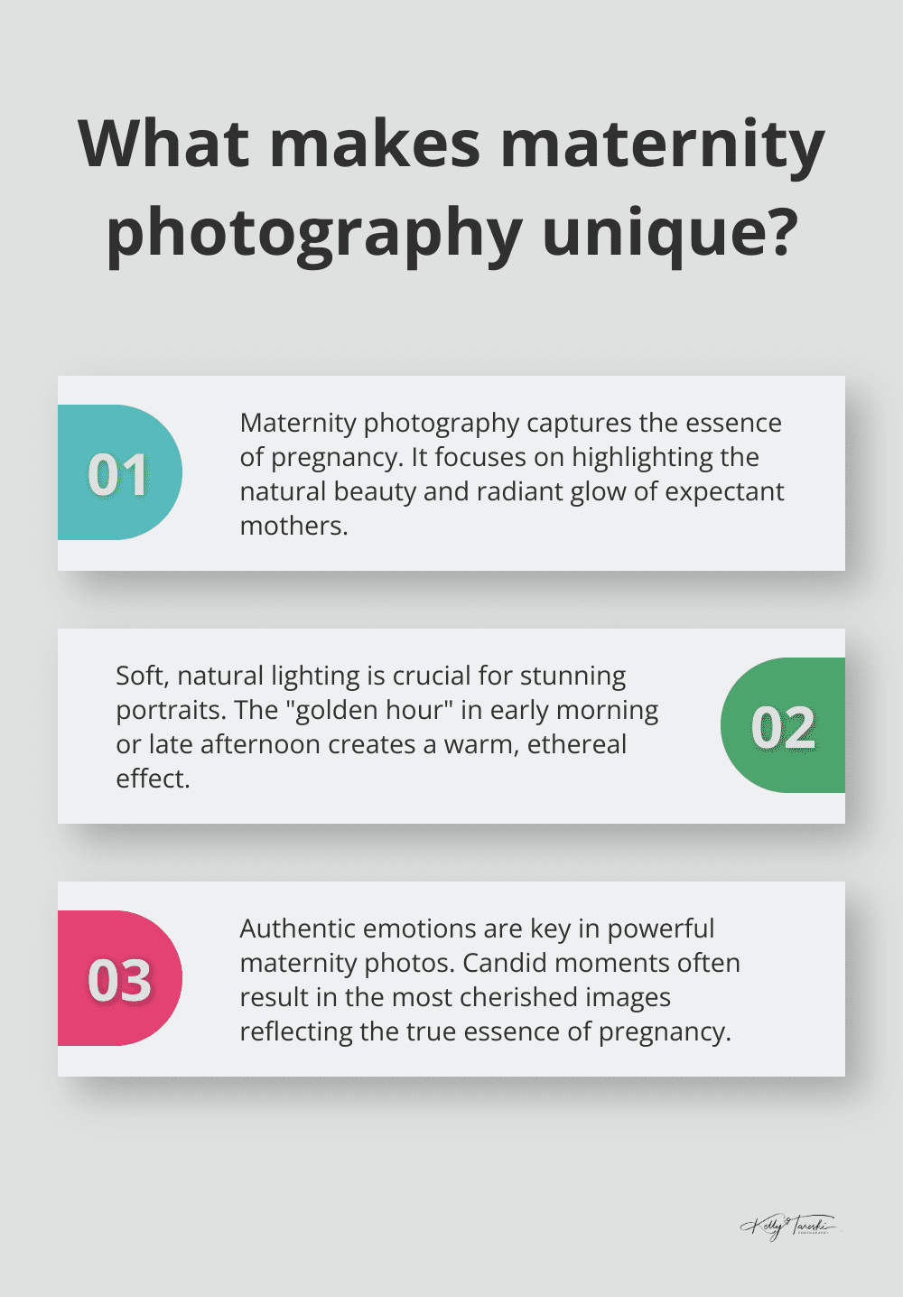 Infographic: What makes maternity photography unique? - Spokane Maternity