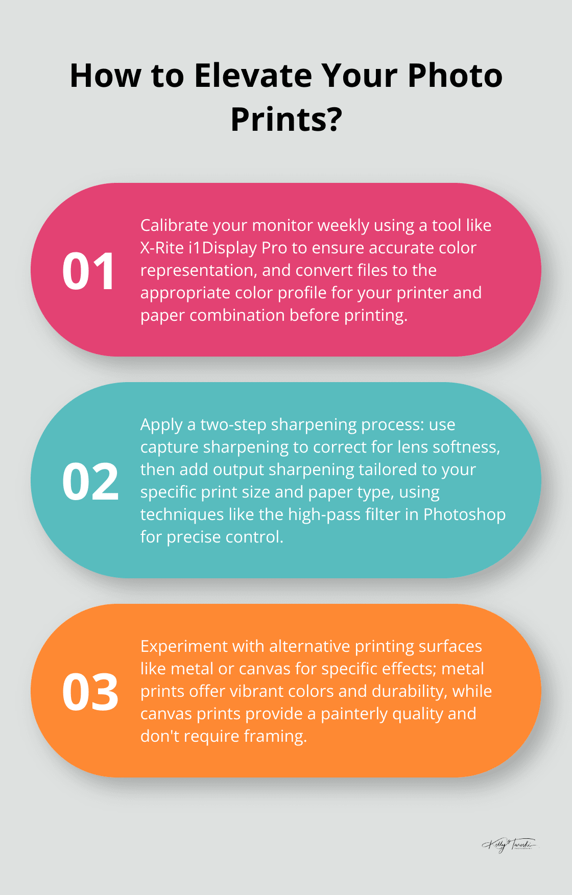 Infographic: How to Elevate Your Photo Prints?