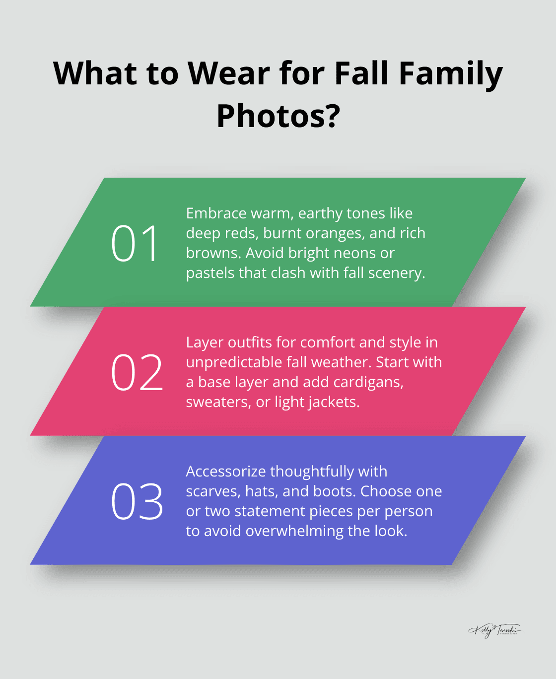 Infographic: What to Wear for Fall Family Photos? - fall family sessions