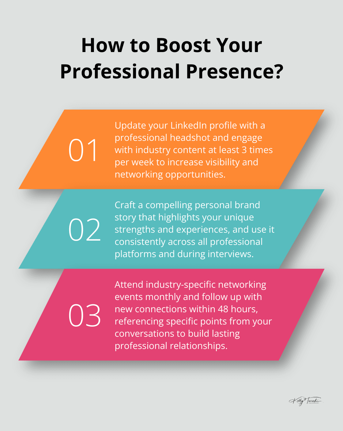 Infographic: How to Boost Your Professional Presence?