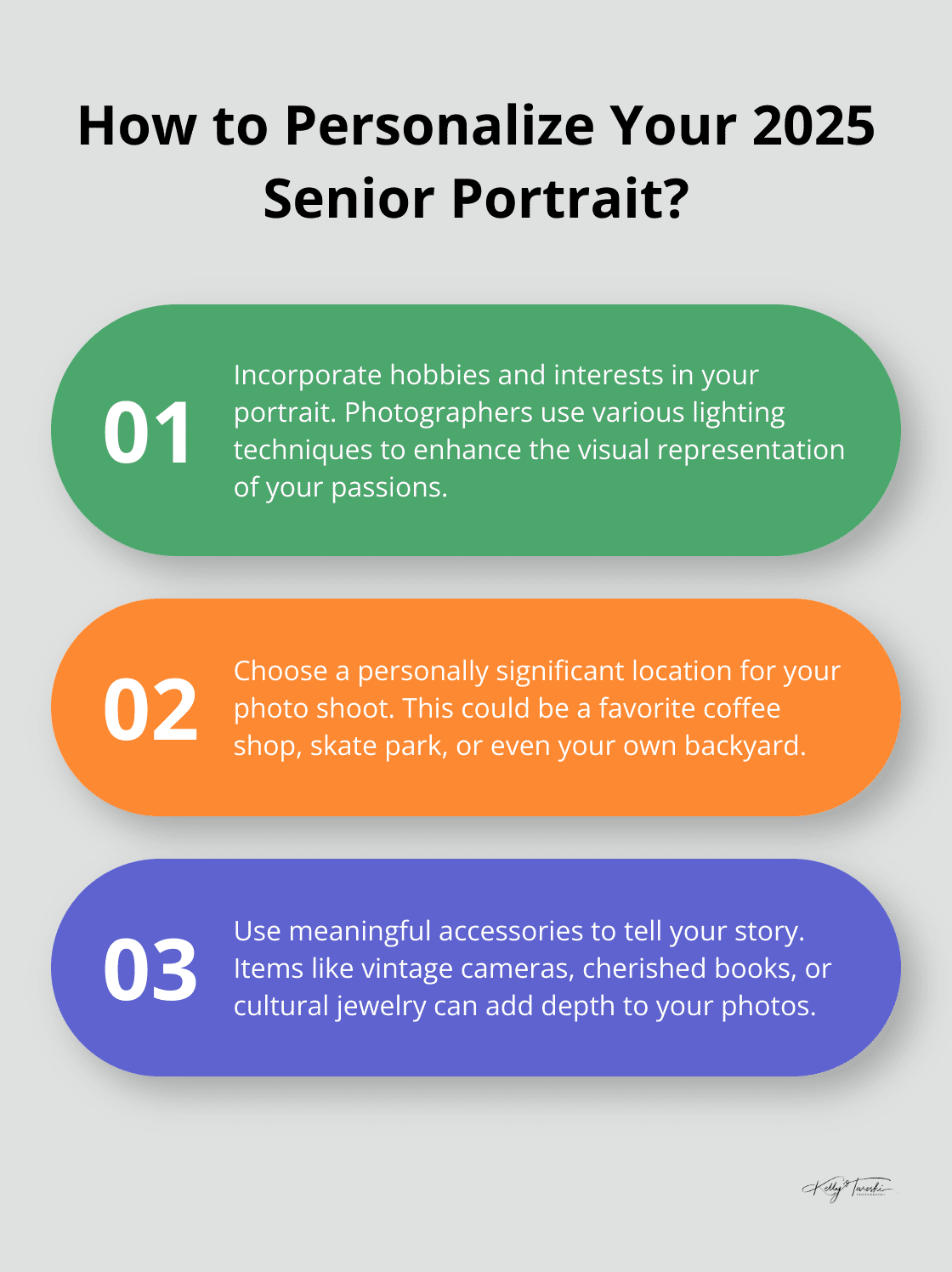 Infographic: How to Personalize Your 2025 Senior Portrait?