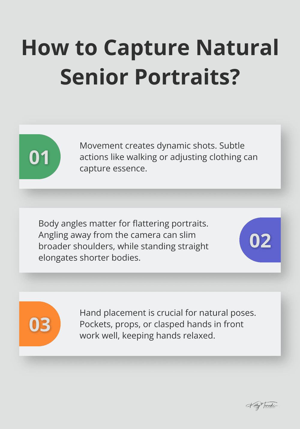 Infographic: How to Capture Natural Senior Portraits?