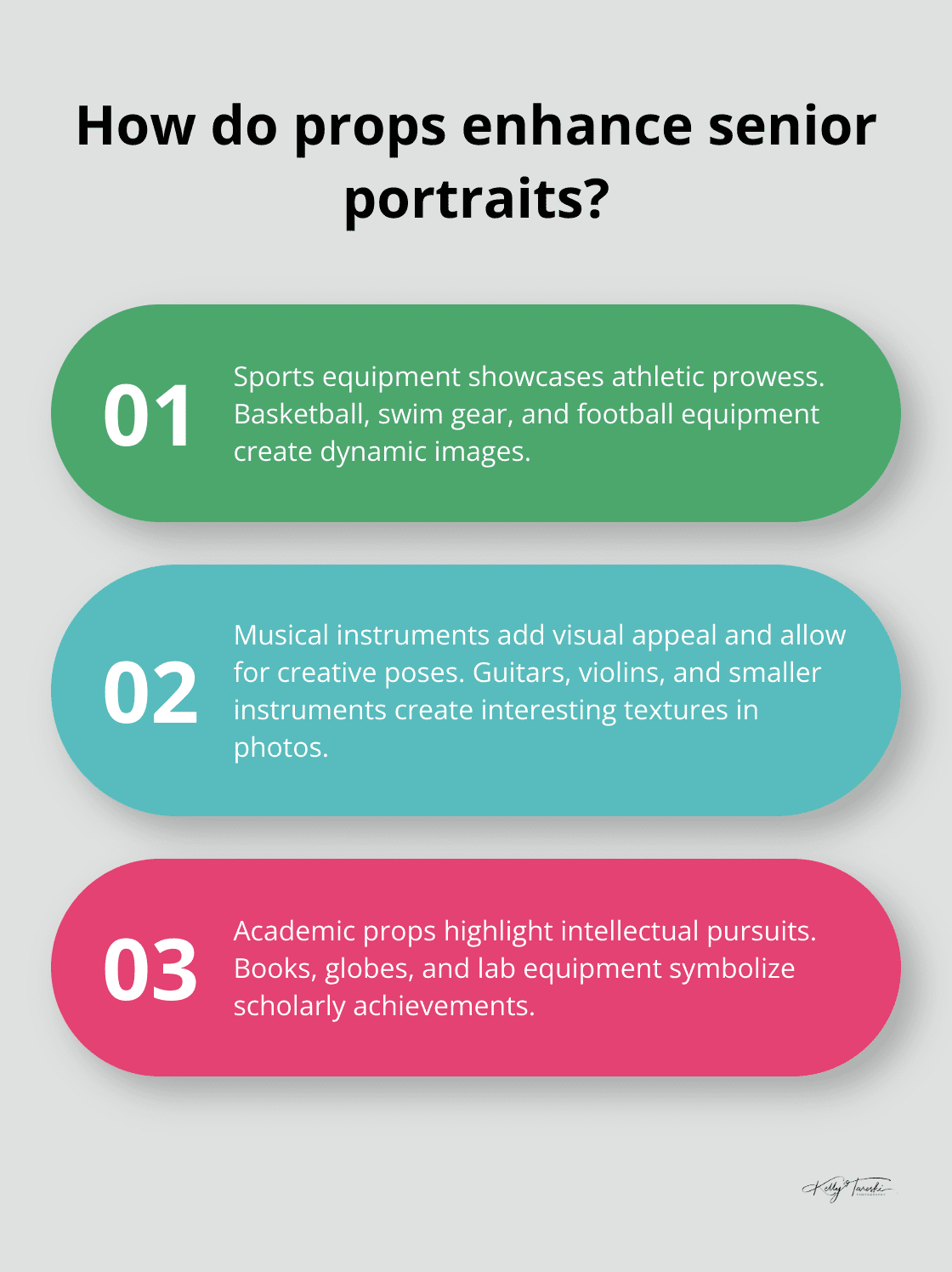 Infographic: How do props enhance senior portraits?