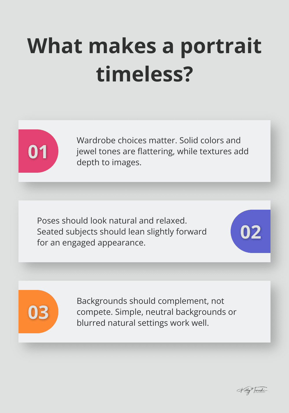 Infographic: What makes a portrait timeless?