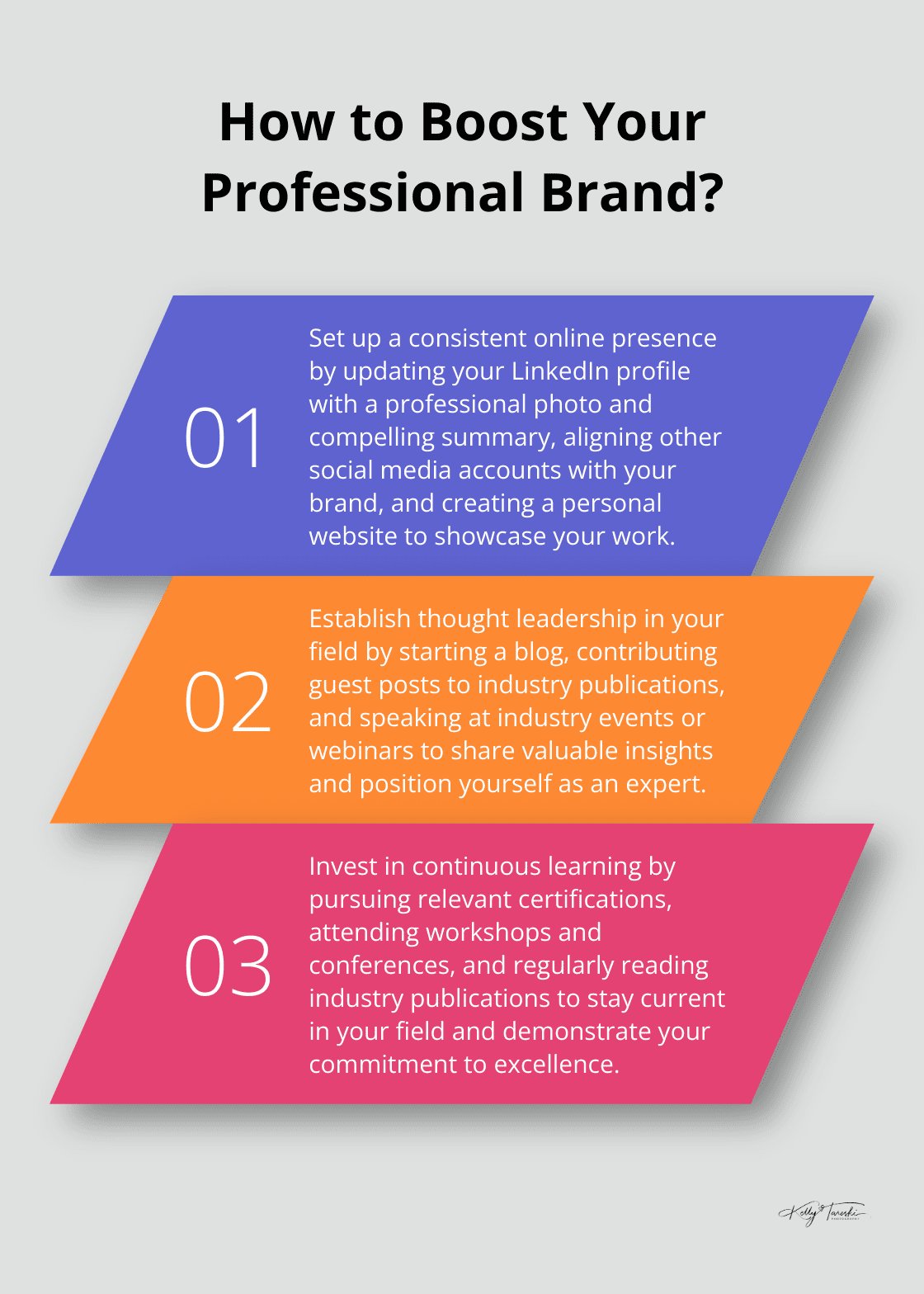 Infographic: How to Boost Your Professional Brand?