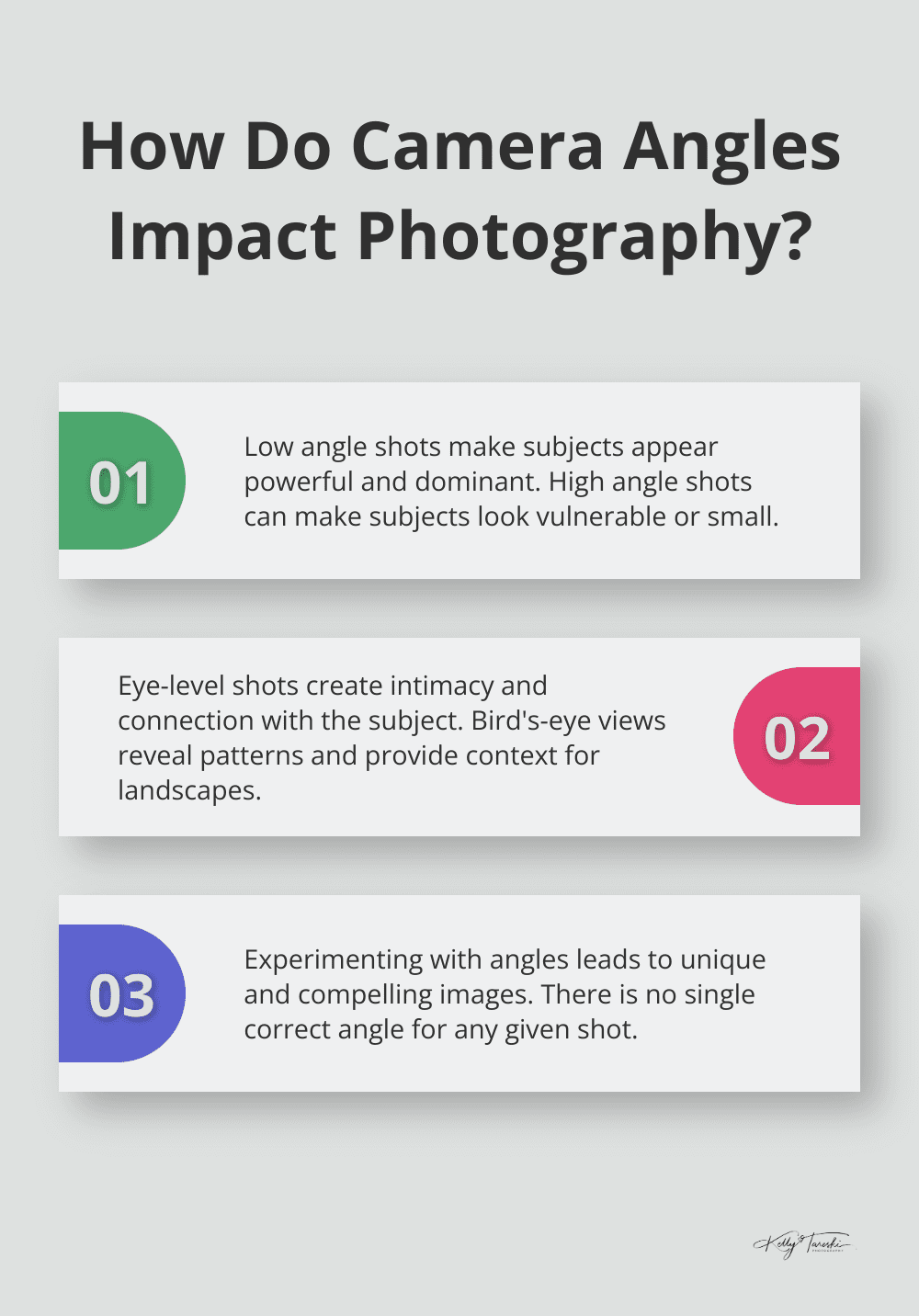 Infographic: How Do Camera Angles Impact Photography? - Creative Photography