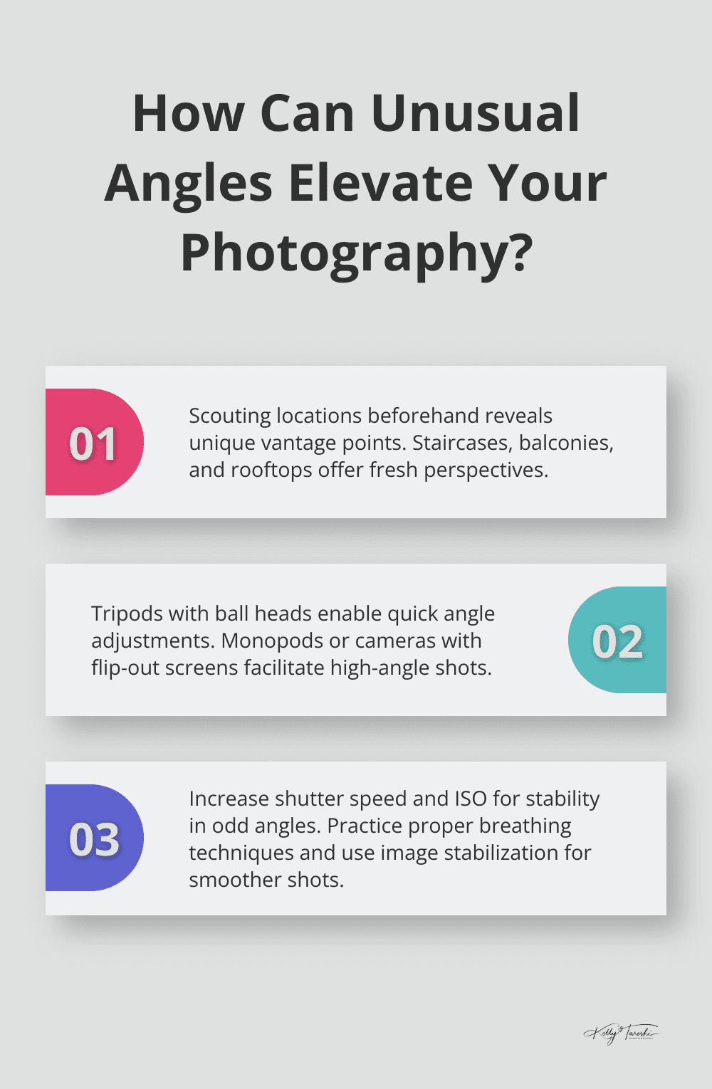 Infographic: How Can Unusual Angles Elevate Your Photography?