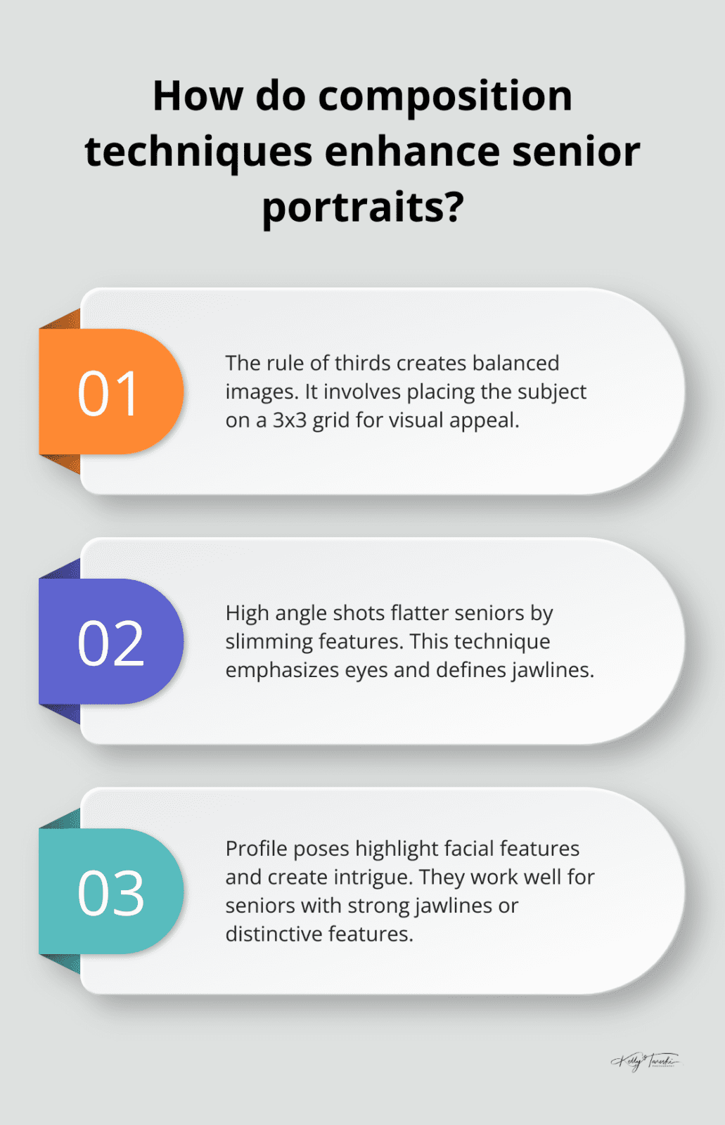 Infographic: How do composition techniques enhance senior portraits?