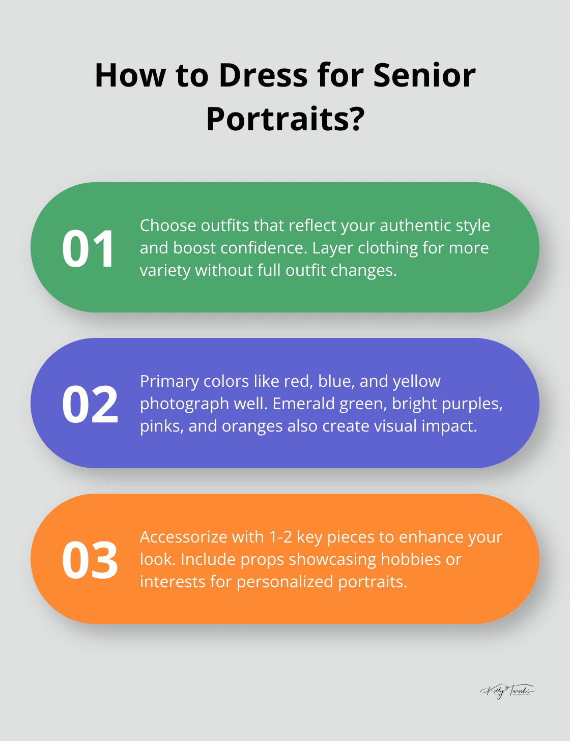 Infographic: How to Dress for Senior Portraits?