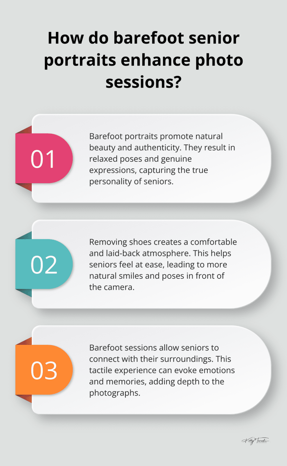 Infographic: How do barefoot senior portraits enhance photo sessions? - senior portraits barefoot