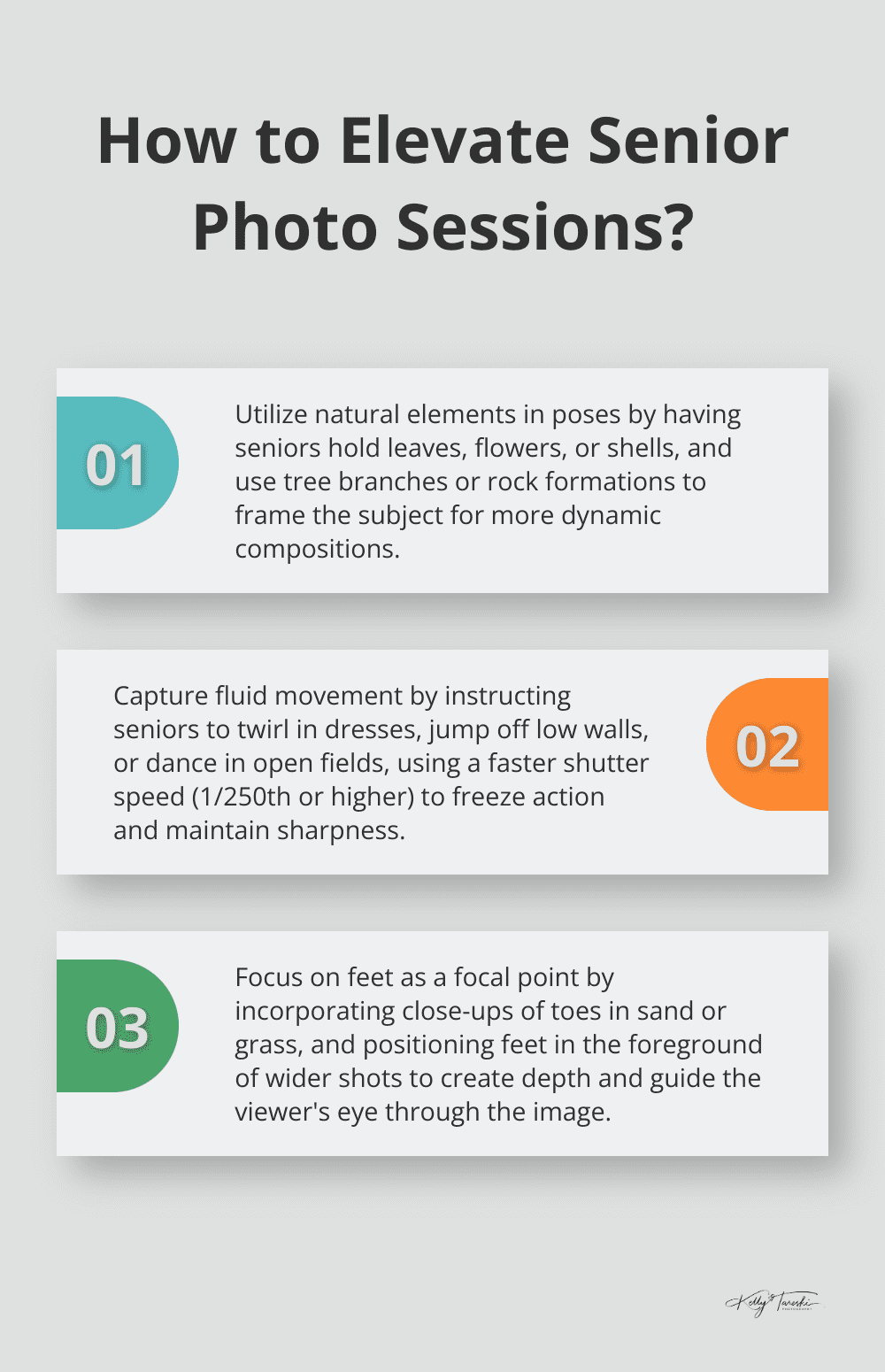 Infographic: How to Elevate Senior Photo Sessions? - senior portraits barefoot
