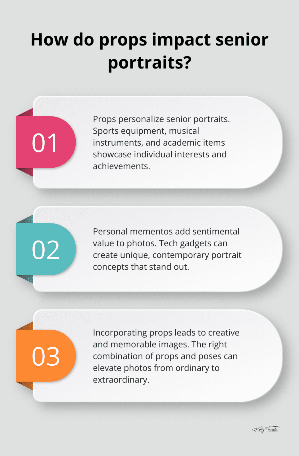 Infographic: How do props impact senior portraits?