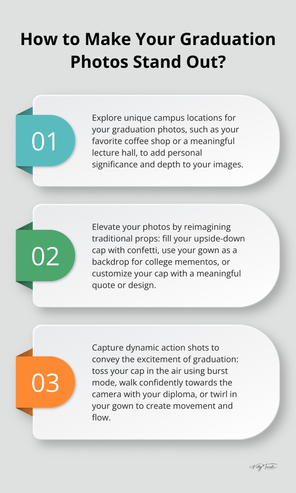 Infographic: How to Make Your Graduation Photos Stand Out? - creative graduation photos