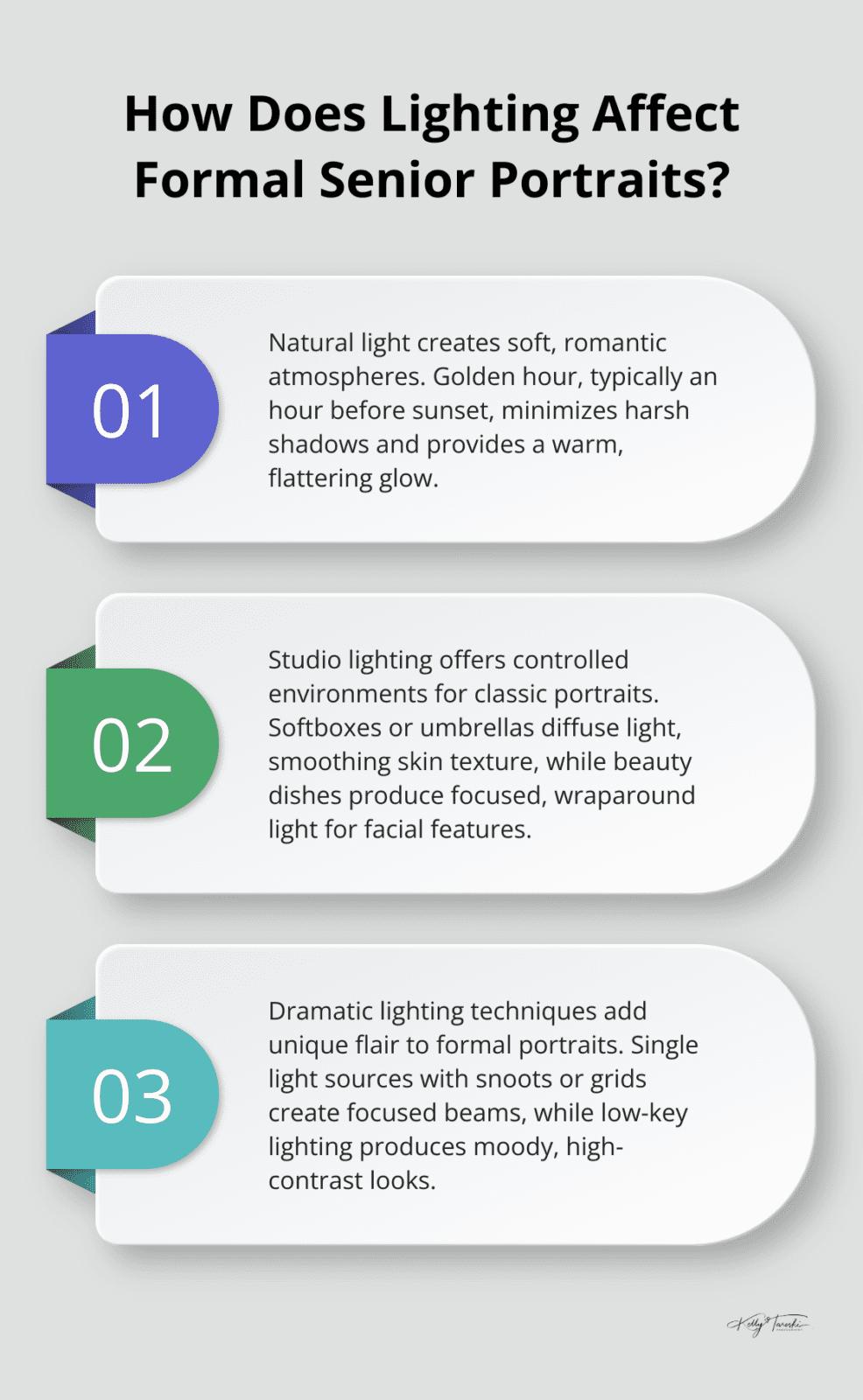 Infographic: How Does Lighting Affect Formal Senior Portraits? - formal senior photos