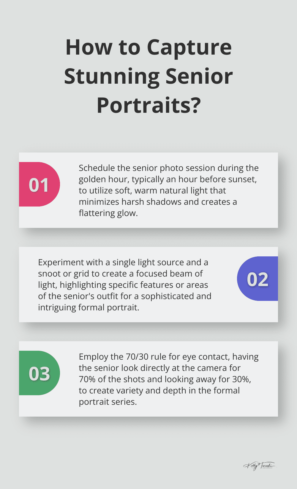 Infographic: How to Capture Stunning Senior Portraits? - formal senior photos