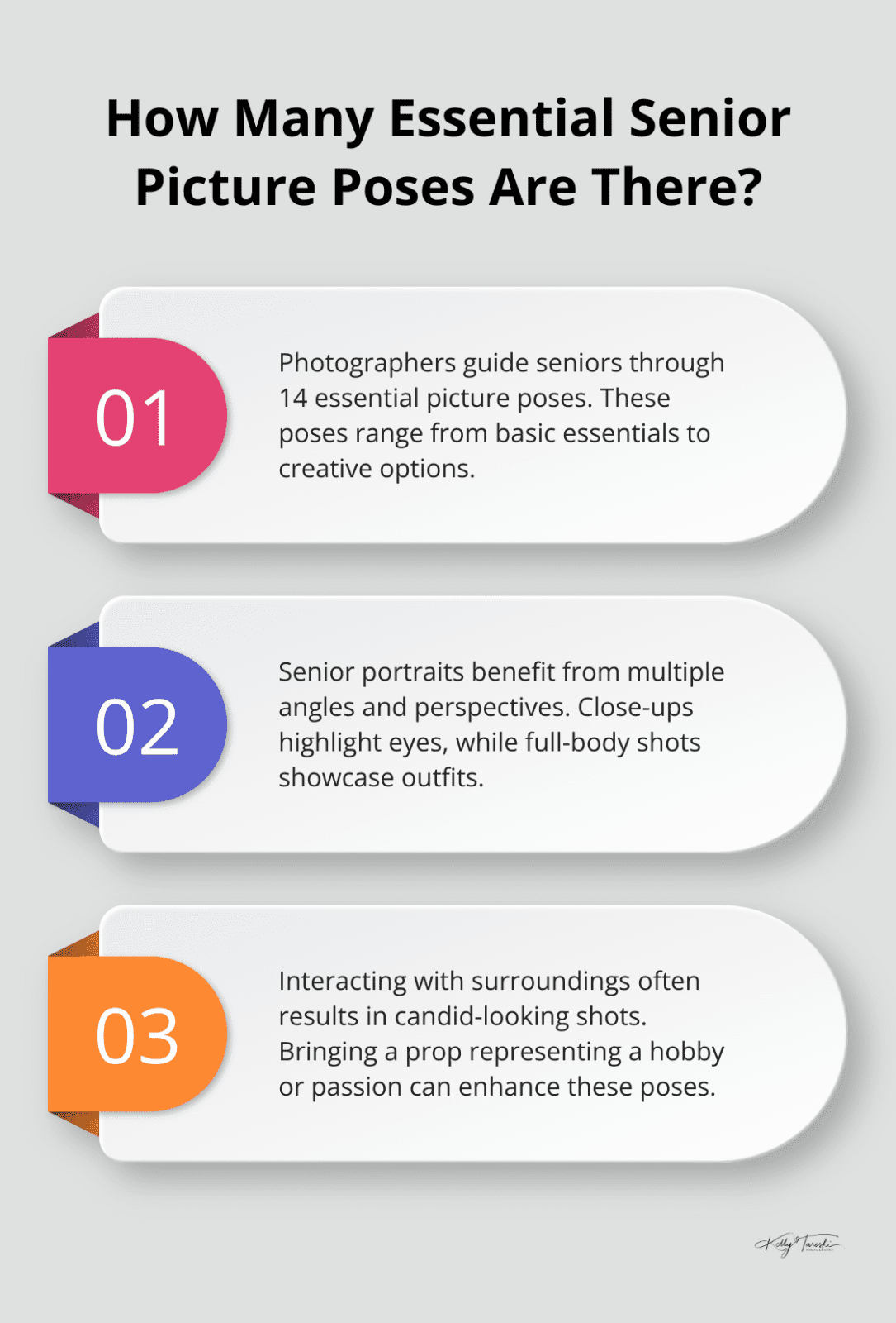 Infographic: How Many Essential Senior Picture Poses Are There?