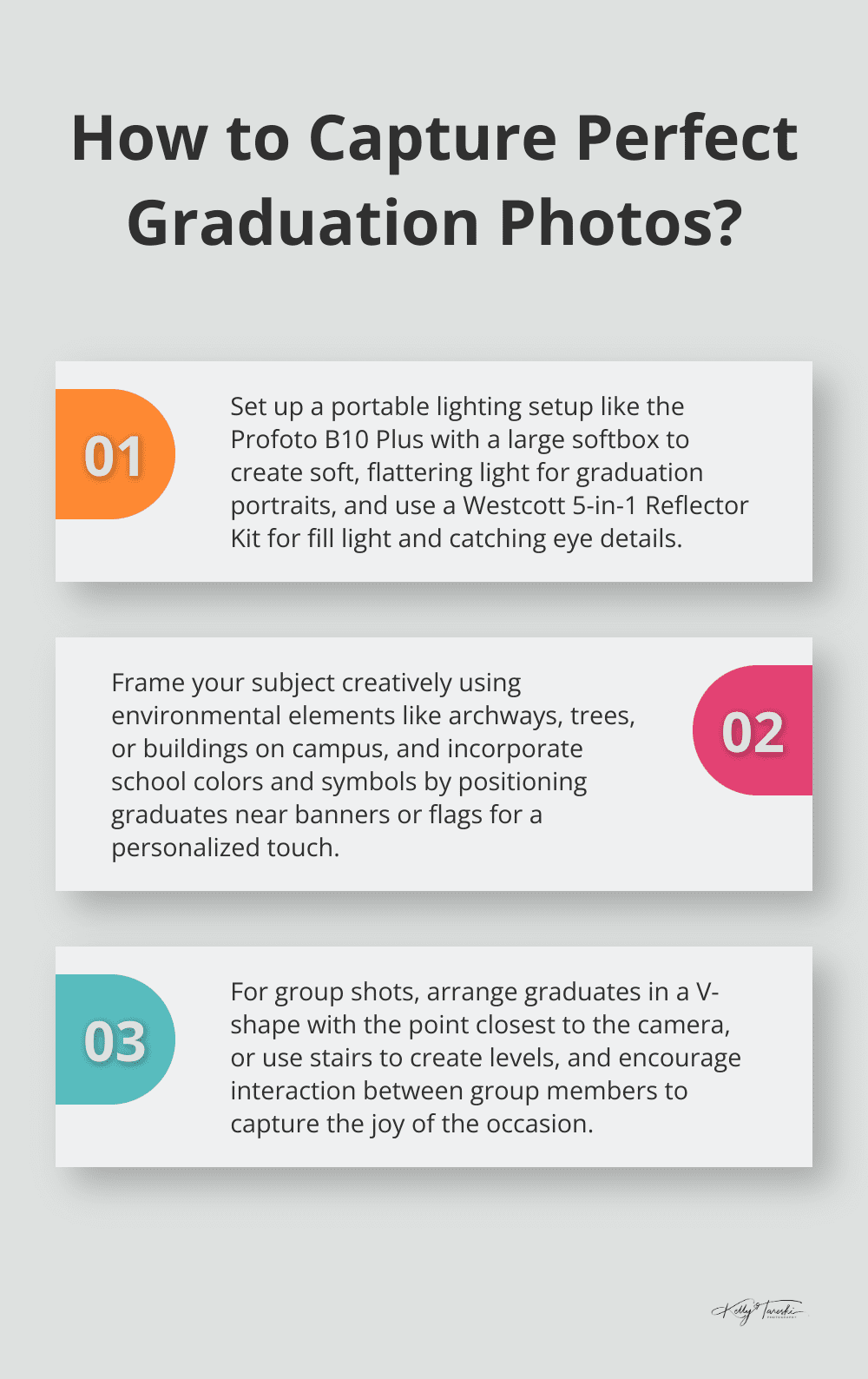 Infographic: How to Capture Perfect Graduation Photos? - graduation portrait photos