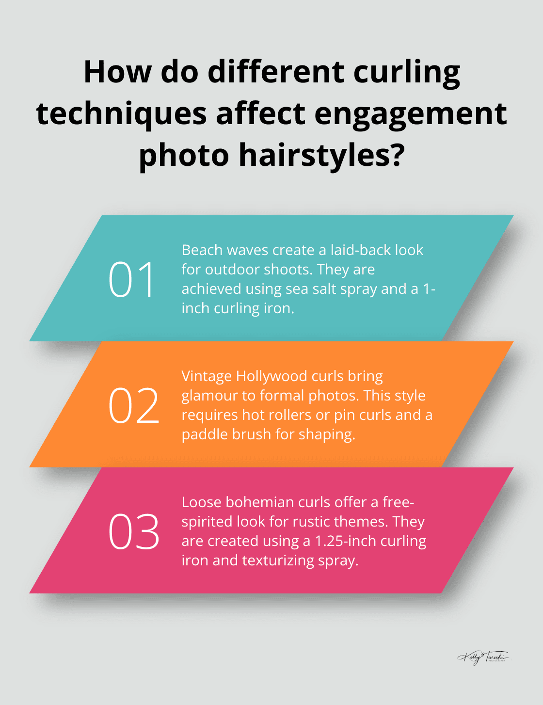 Infographic: How do different curling techniques affect engagement photo hairstyles?