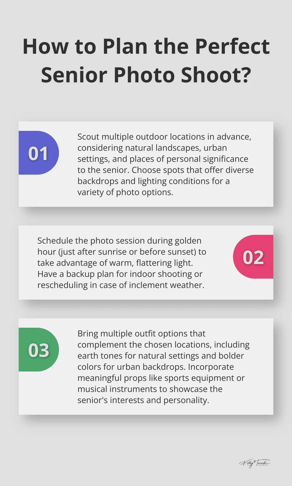 Infographic: How to Plan the Perfect Senior Photo Shoot?