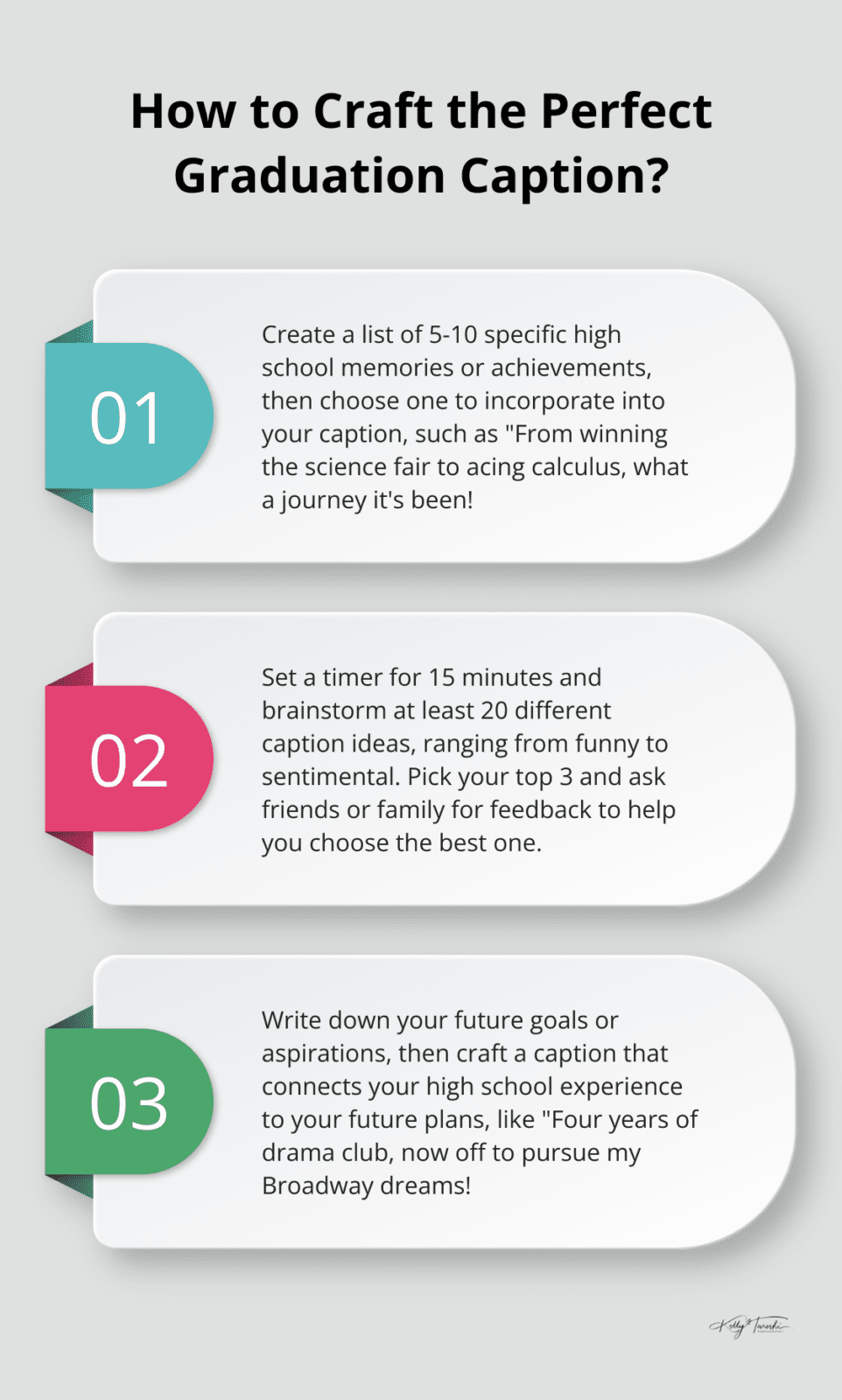 Infographic: How to Craft the Perfect Graduation Caption?