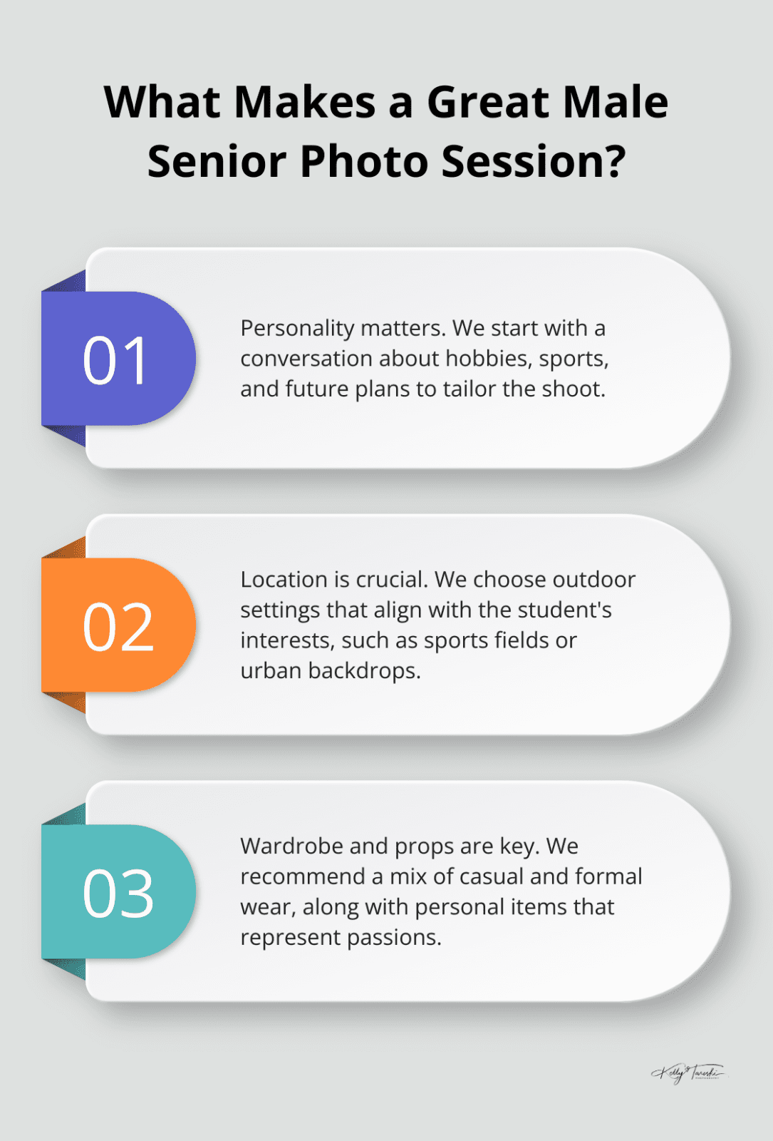Infographic: What Makes a Great Male Senior Photo Session? - senior photos male