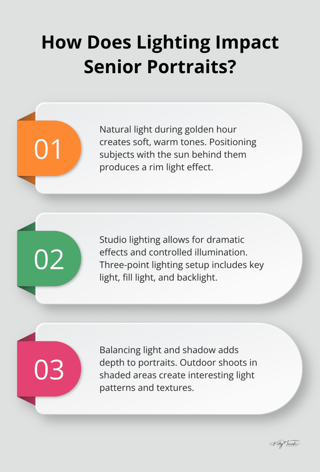 Infographic: How Does Lighting Impact Senior Portraits?