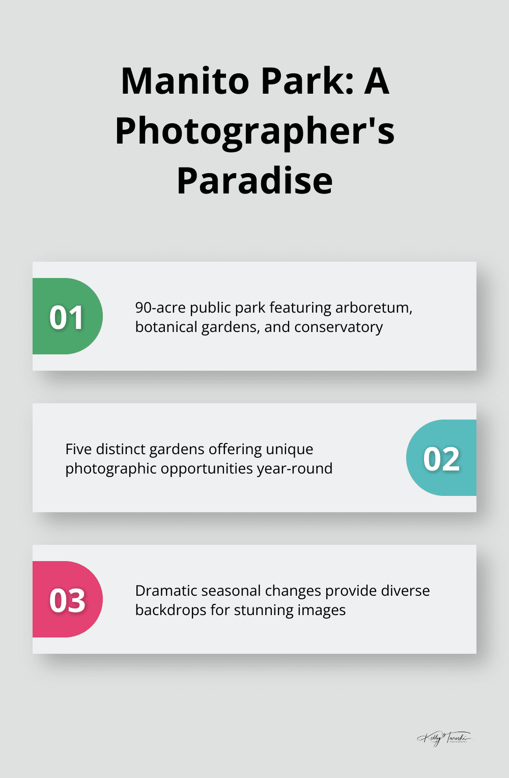 Infographic highlighting three key post-processing techniques to enhance the vintage look of photographs: adjusting color tones, adding film grain and texture, and applying vignettes and light leaks.