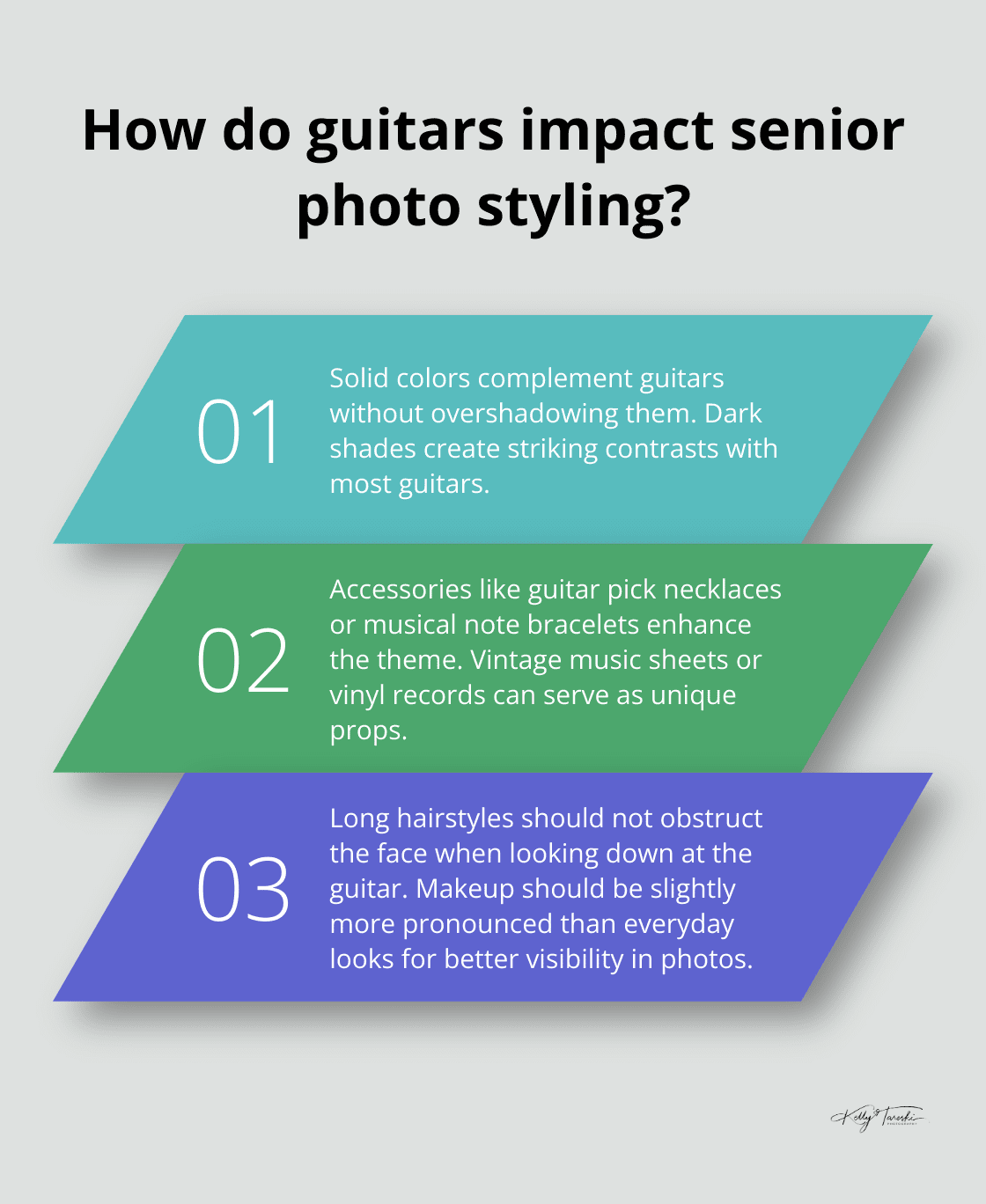 Infographic: How do guitars impact senior photo styling?